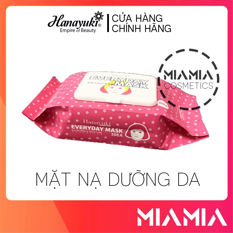 Mặt Nạ Dưỡng Da Hằng Ngày Hanayuki Everyday Mask Chính Hãng