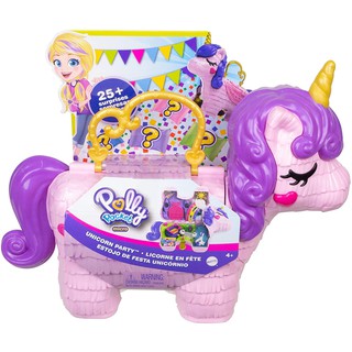 ĐỒ CHƠI POLLY POCKET - Polly Pocket và bữa tiệc bất ngờ cùng Rainbow Unicorn - MÃ SP GKL24