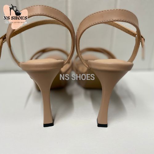 Giày cao gót catwalk đế đúp 4 dây thời trang trẻ thanh lịch 10cm - NS22410