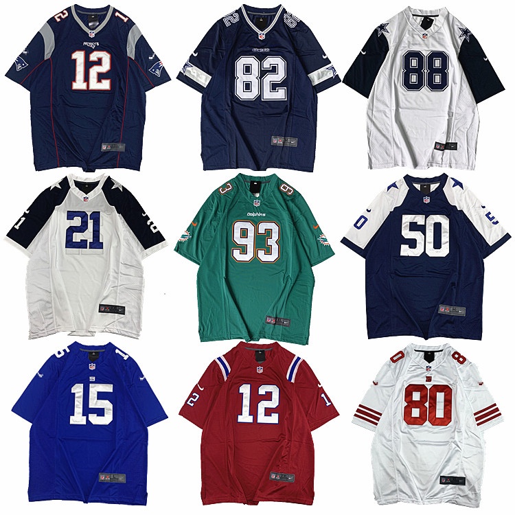 Nfl Áo sweatshirt Dáng Rộng Thêu Chữ Phong Cách hip hop Đường Phố Âu Mỹ harajuku bf Thời Thượng Cho Nam Và Nữ