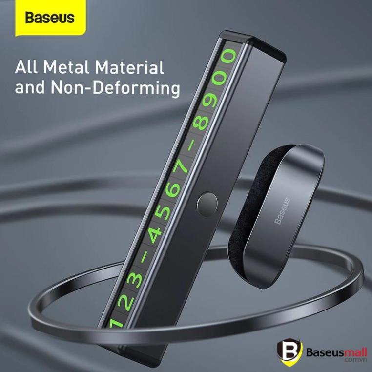 Baseus -BaseusMall VN Bảng Số Điện Thoại Dạ Quang Dùng Trên Xe Hơi Baseus | BigBuy360 - bigbuy360.vn