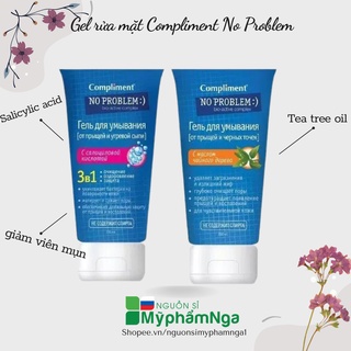 Gel sữa rửa mặt Compliment No Problem giảm mụn