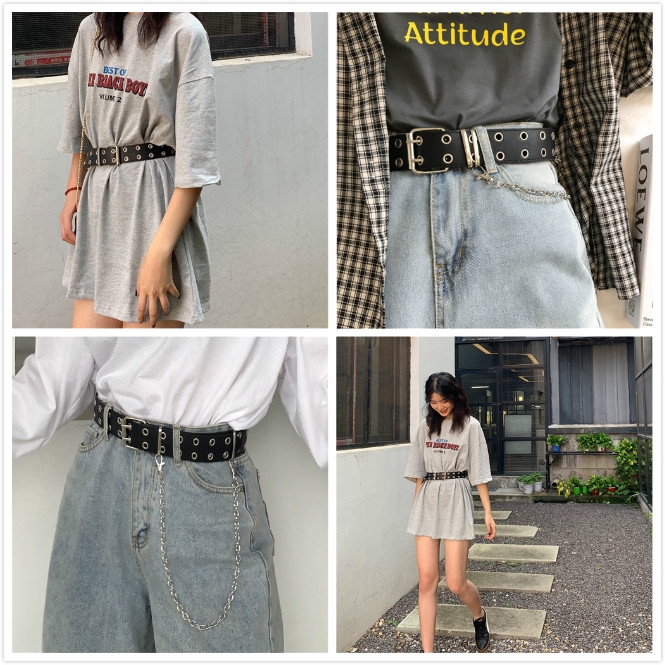 Dây thắt lưng thiết kế độc đáo phong cách Hàn Quốc cho nữ