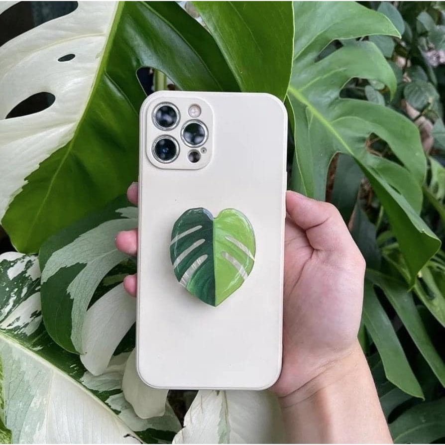 GIÁ ĐỠ KIỂNG LÁ - POP KIỂNG LÁ - Giá đỡ điện thoại - phụ kiện kiểng lá MONSTERA, ANTHURIUM, PHILODENDRON