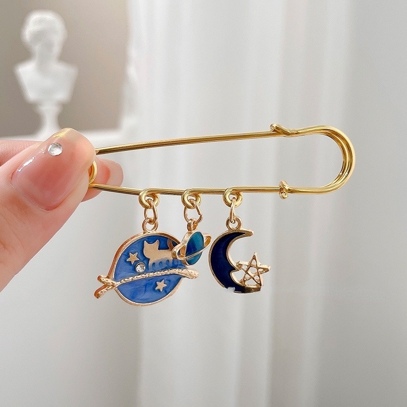 Ghim Cài Áo Họa Tiết Hoạt Hình Dễ Thương Phong Cách Nhật Bản