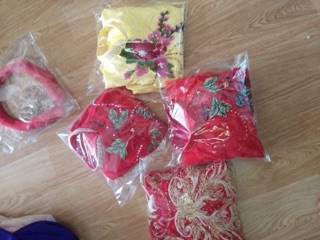 set trang phục áo dài biểu diễn