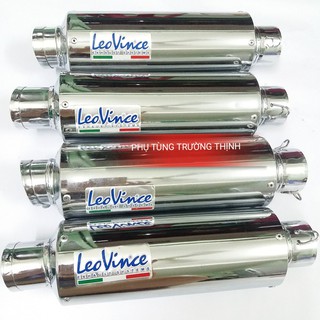 Lon Pô Leovince Inox Xịn gắn cho các loại xe máy
