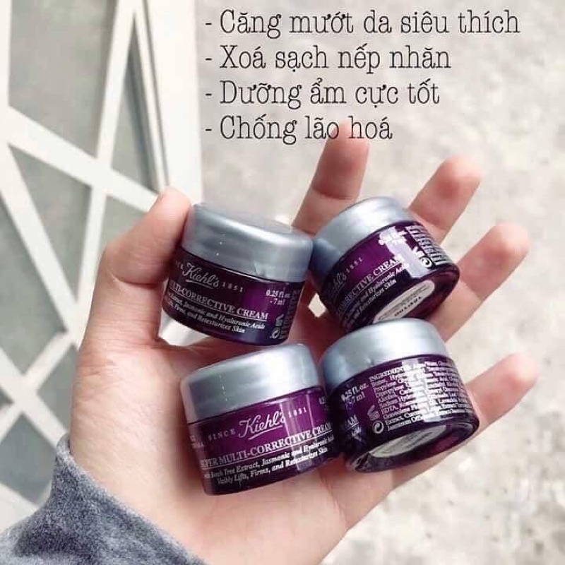 (Minisize 7ml) Kem dưỡng ẩm chống lão hoá Kiehl's Super Multi-Corrective Cream | Kiehls