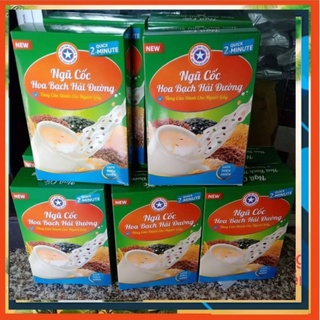 Combo 5 hộp ngũ cốc thiên nhiên Hoa Bạch Hải Đường tăng cân,  chính hãng 100%,