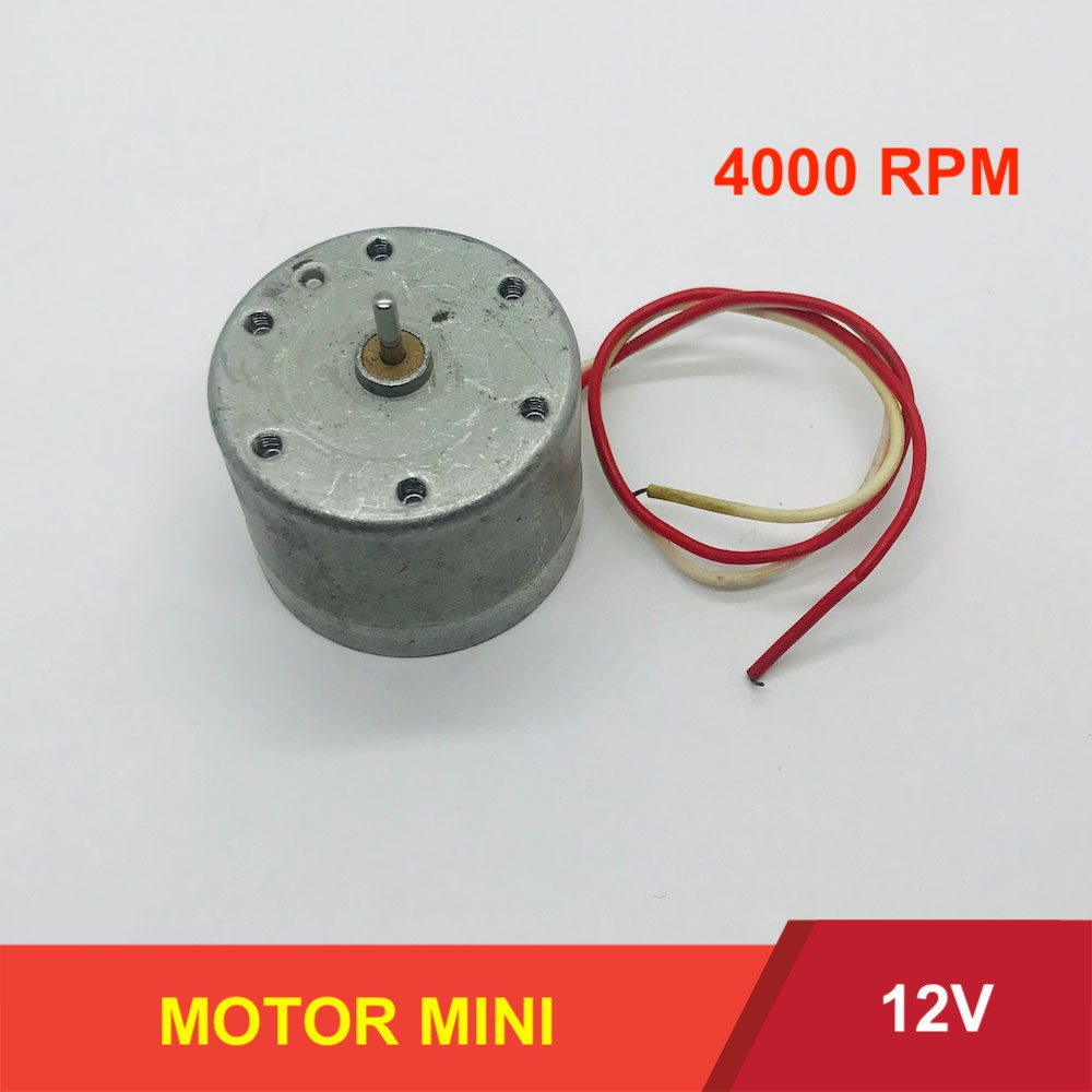 Motor 12v ZHENG tốc độ chậm 5300 RPM chạy êm thích hợp hoạt động thời gian dài - LK0020