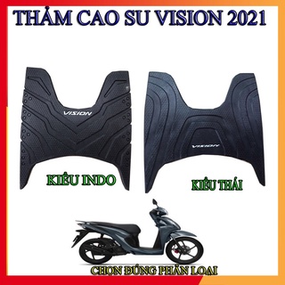 THẢM ĐỂ CHÂN CAO SU VISION 2021 - VISION 2022 ( mới có) (Ảnh Sp thật)