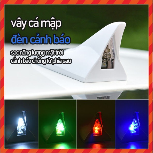 Vây cá mập mặt trời, đèn trang trí ăng-ten để ngăn đèn đuôi phía sau và đèn cảnh báo LED điều chỉnh cánh sau không nhấp nháy