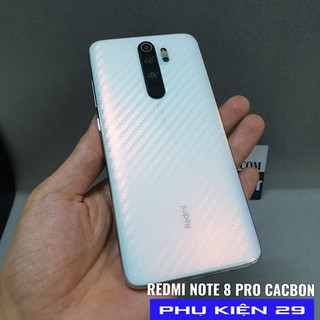 [Xiaomi Redmi Note 7/7 Pro/8/8 Pro] Dán lưng 3D vân Cacbon - Carbon