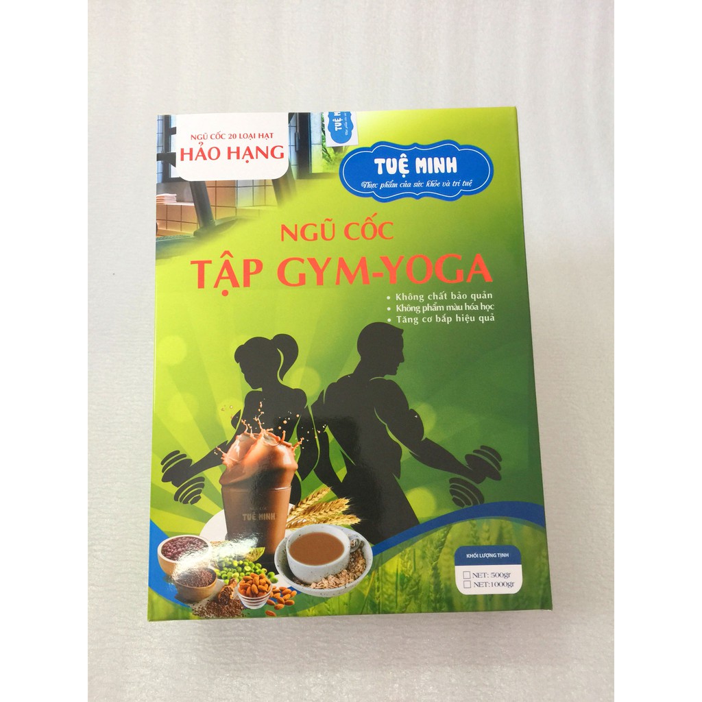 500gr Bột ngũ cốc tập GYM - YOGA 20 loại hạt Tuệ Minh - Giúp tăng cơ chắc khỏe