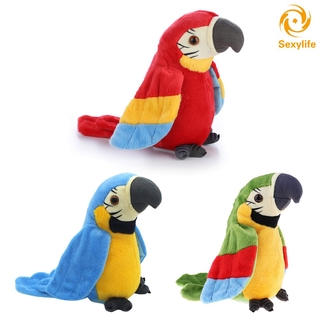 Chim Vẹt Nhồi Bông Biết Nói Đáng Yêu Cho Bé