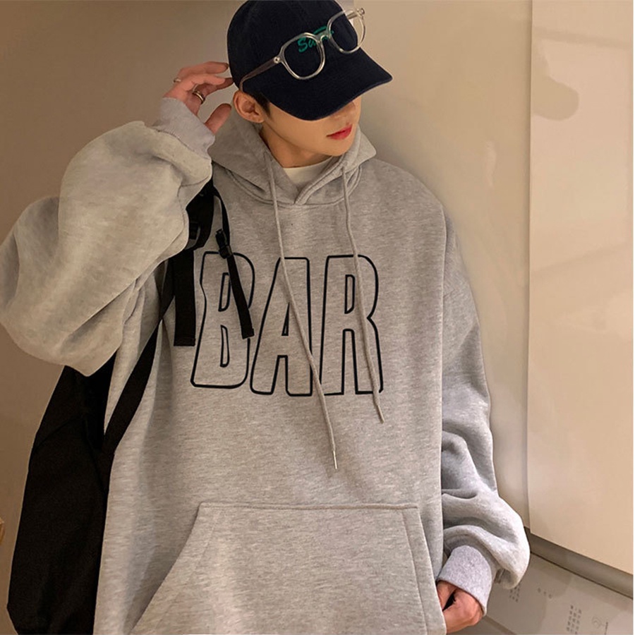 Áo Hoodie Form Rộng PHONG SHOP Bar Nỉ Bông Unisex Local Brand