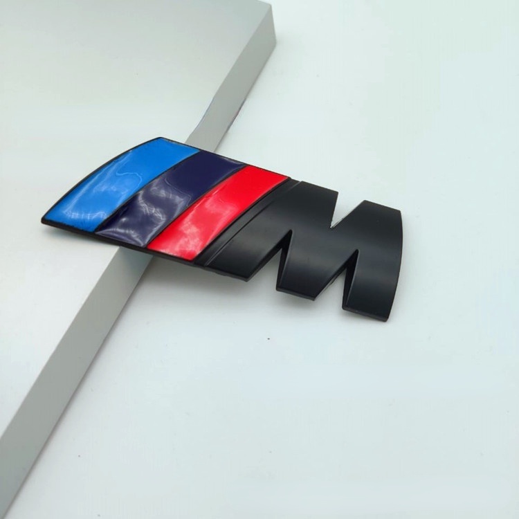 Logo kim loại dán trang trí xe ô tô BMW M 5 dòng M3 M5 X1M X3M X6