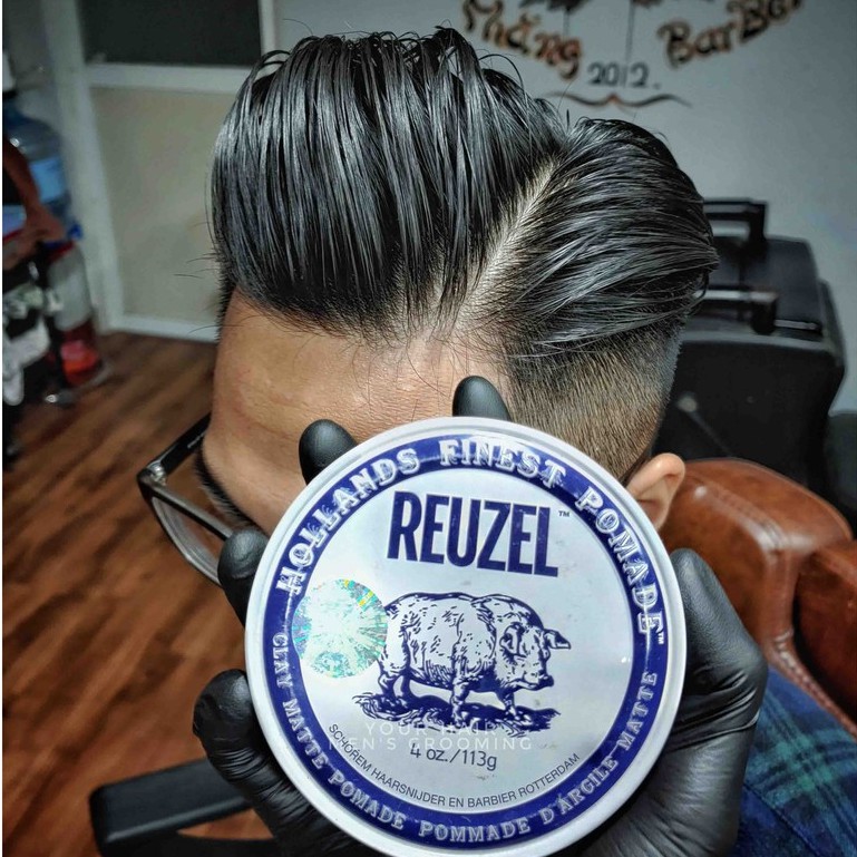 Sáp vuốt tóc Reuzel Clay Matte Pomade - 113g