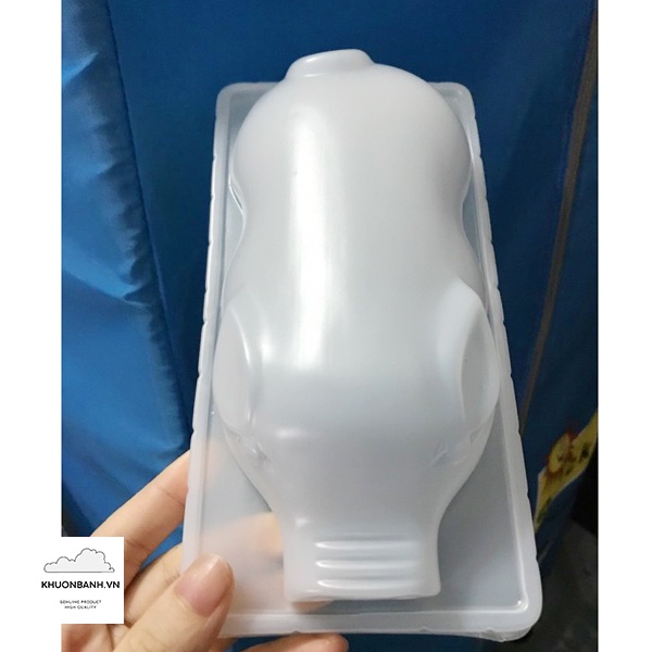 Khuôn nhựa trâu quay heo quay làm rau câu 4D / nhấn xôi