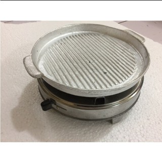 Combo bếp cồn inox - chảo nướng gang - cồn khô SIÊU SALE