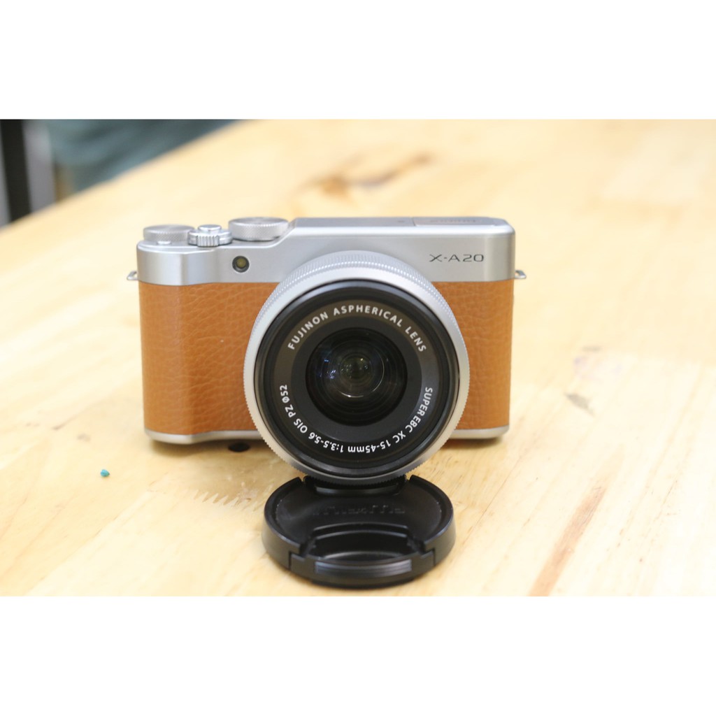 Máy ảnh Fujifilm X-A20 - Kit XC15-45mm Nâu
