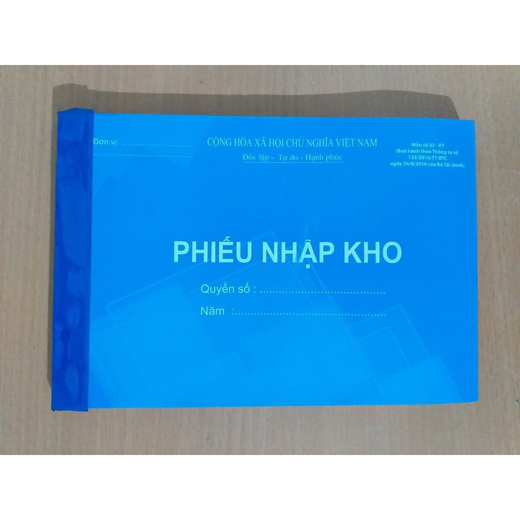 Phiếu Xuất kho, phiếu nhập kho loại dày 1 liên, 2 liên, 3 liên khổ A5/A4