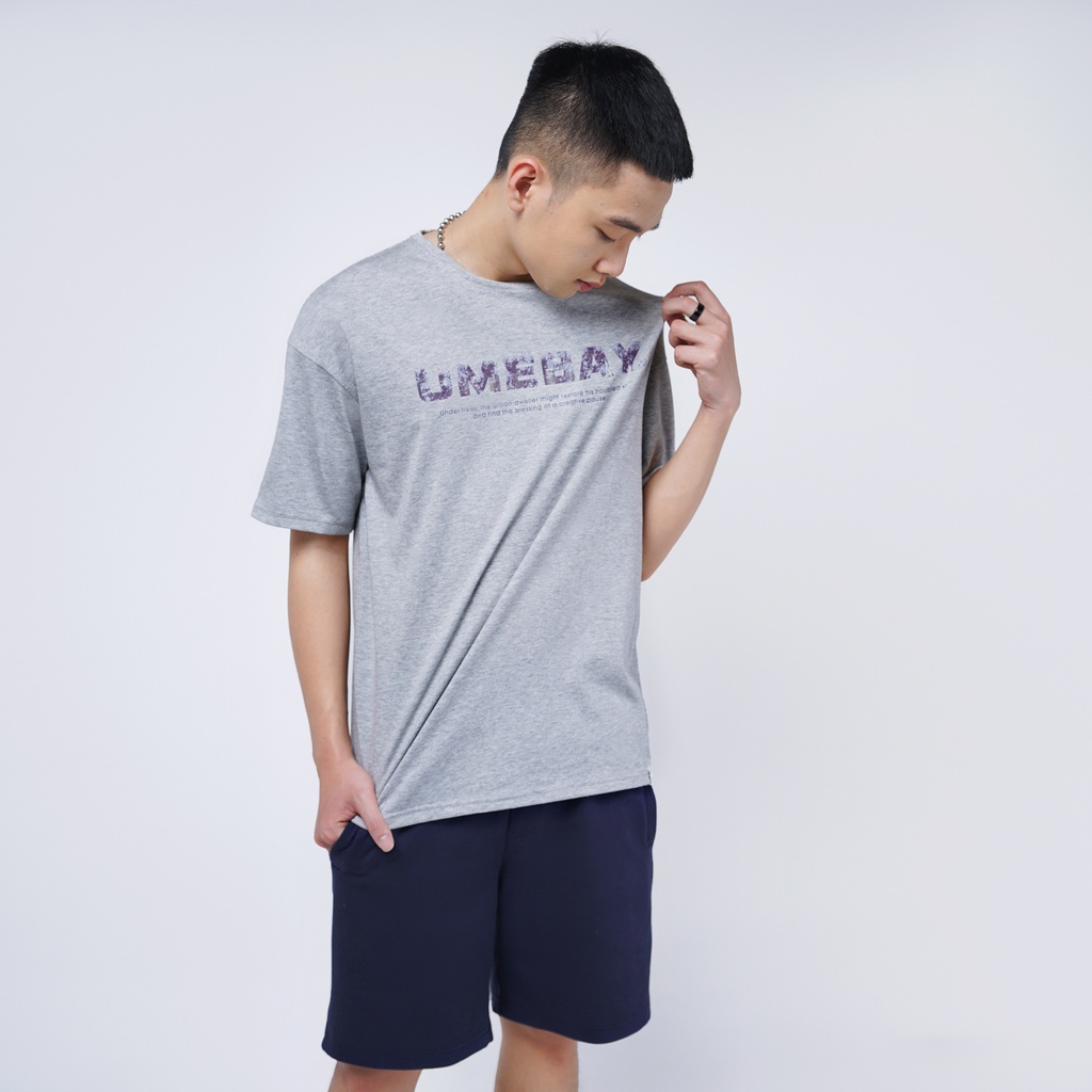 Áo thun tay lỡ in Umebay, tshirt unisex nam nữ 100% Cotton, phông form rộng UTM09U