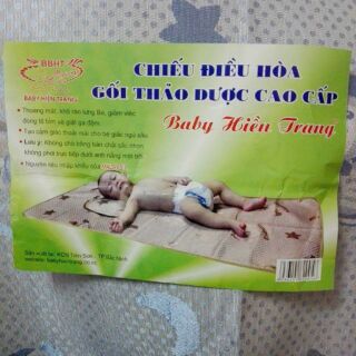 Chiếu điều hòa + gối thảo dược