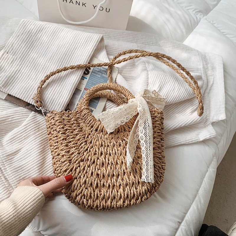 Túi Xách Đan Rơm Thời Trang Hè Cho Nữ