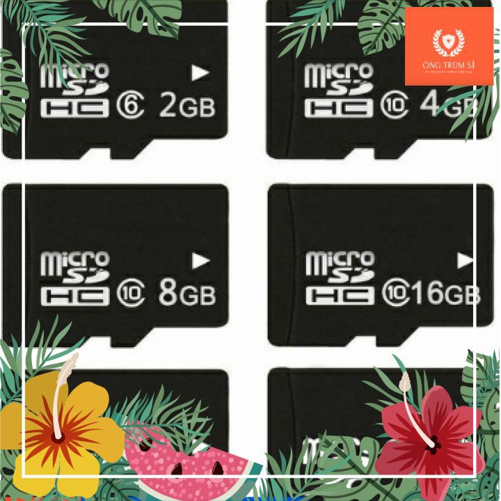 Bán buôn & Bán lẻ thẻ nhớ Micro SD 4G-8G-16GB-32GB-64GB chính hãng Class 10