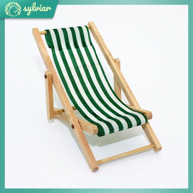 Mô Hình Ghế Tắm Nắng Bãi Biển Trang Trí Nhà Búp Bê