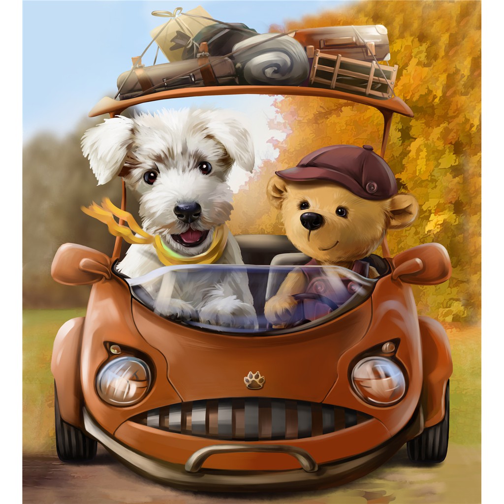 Tranh Ghép Hình 100 Miếng Động Vật Dễ Thương Cho Bé Trẻ Em Jigsaw Puzzle Babe Kute 100 pcs