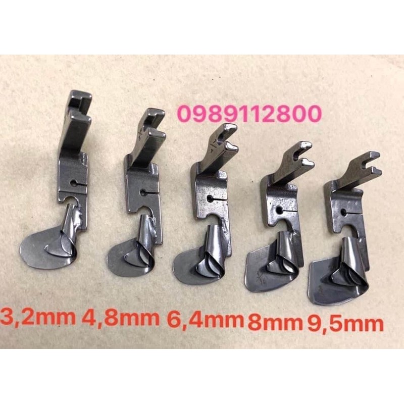 Chân vịt cuốn lai bầu và lai thẳng dùng cho máy công nghiệp 1 kim