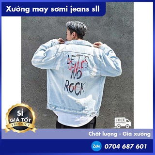 🌟HCM🌟 🍁 Áo Khoác jean dài cho nam cao cấp Hàn quốc SỈ SLL THEO RI
