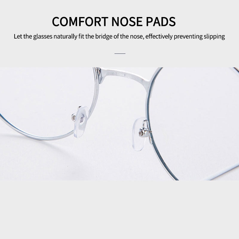 Mắt Kính Gọng Tròn Chống Ánh Sáng Xanh Thời Trang