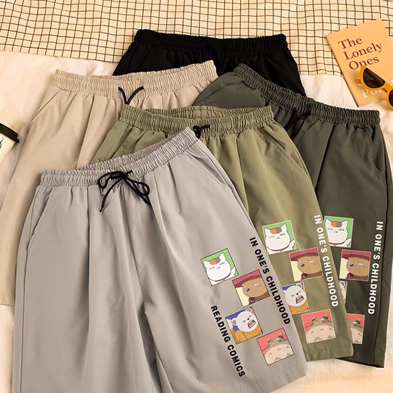 Set quần áo Unisex - Myndi Clothes - Bộ mặc ở nhà chất vải Cotton in hình gấu thỏ siêu cute mặc đôi, mặc nhóm