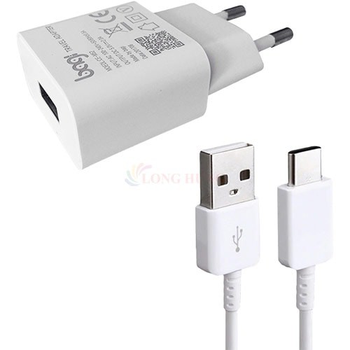 Combo cốc sạc Bagi 2A 1USB + Cáp USB Type-C 2.0 1.2m CB-C52 - Hàng chính hãng