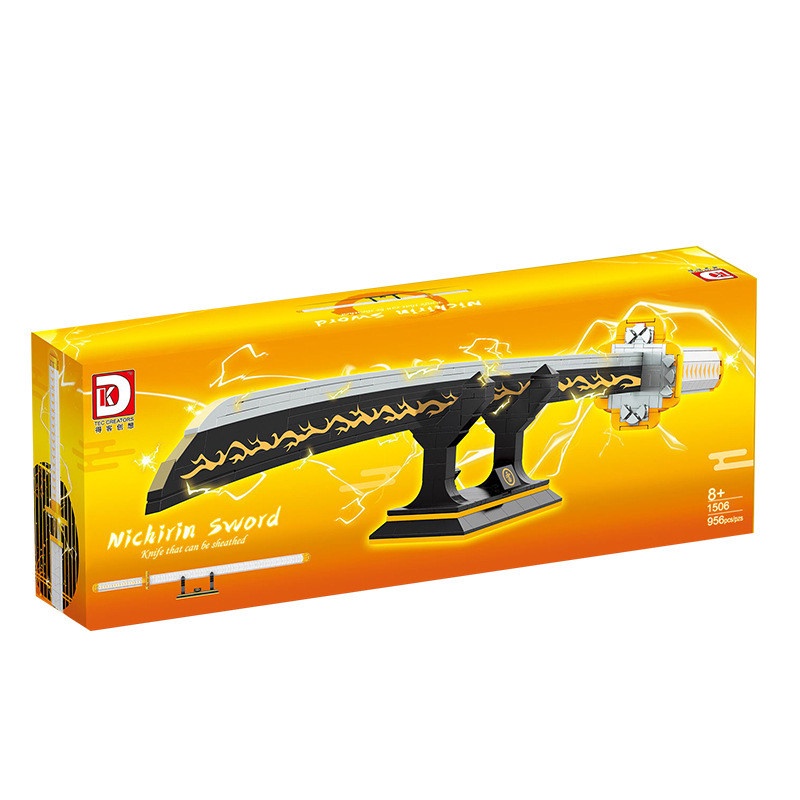 Đồ chơi lắp ráp mô hình demon slayer zenitsu DK1506 Thanh Kiếm Nhật Luân Của Zenitsu