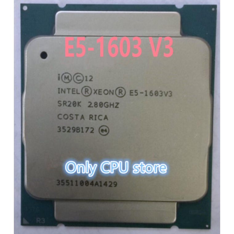 cpu xeon e5 2620v3 / e5 2620v4 / e5 2630v3 / e5 2609v3 / socket 2011v3 / tặng keo tản nhiệt | WebRaoVat - webraovat.net.vn