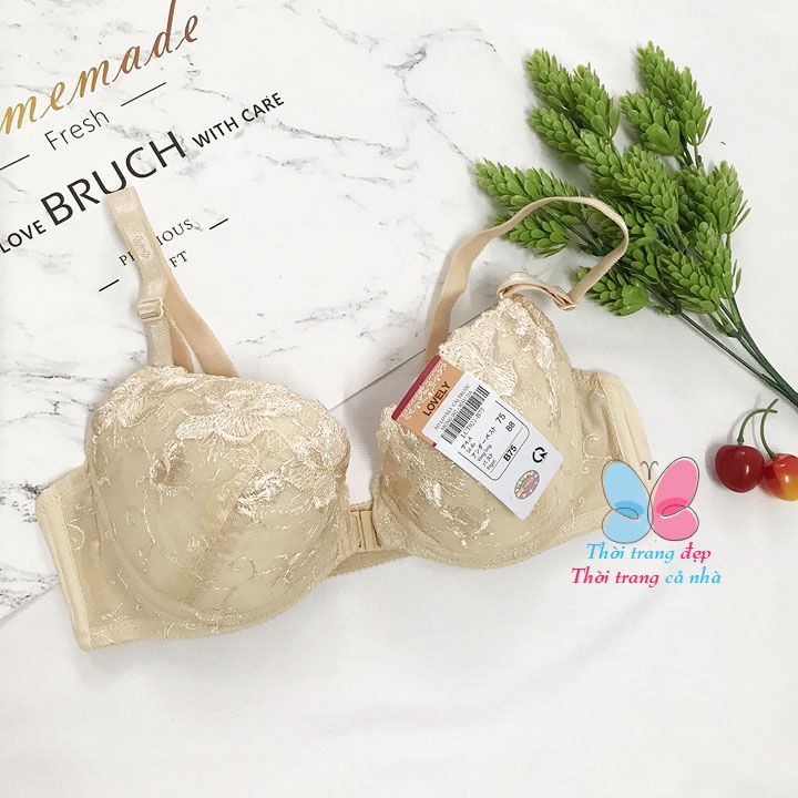 ÁO LÓT NỮ LOVELY CÀI TRƯỚC MỎNG REN KHÔNG MÚT CÓ GỌNG - AL002