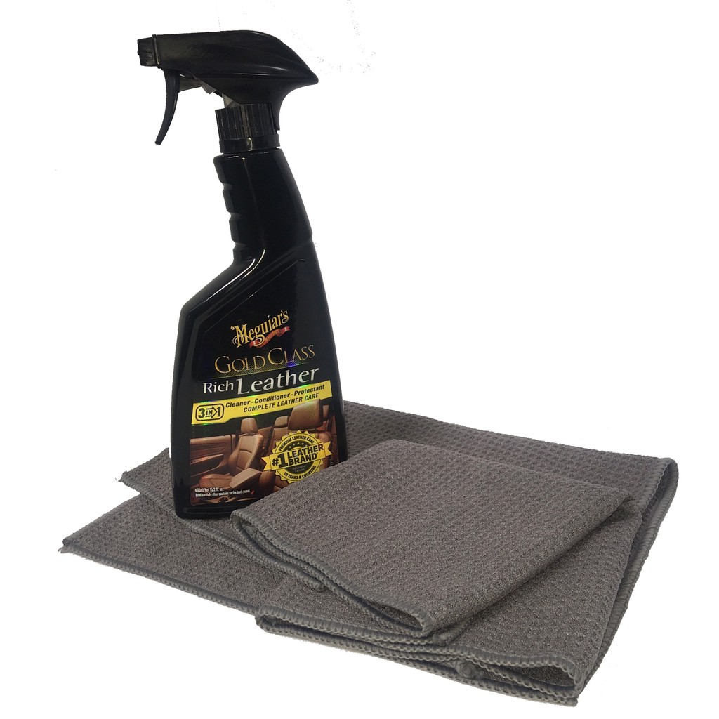 Meguiar's Khăn lau chuyên dụng được dệt từ sợi vải microfiber, màu xám kích thước 40 x 40 cm