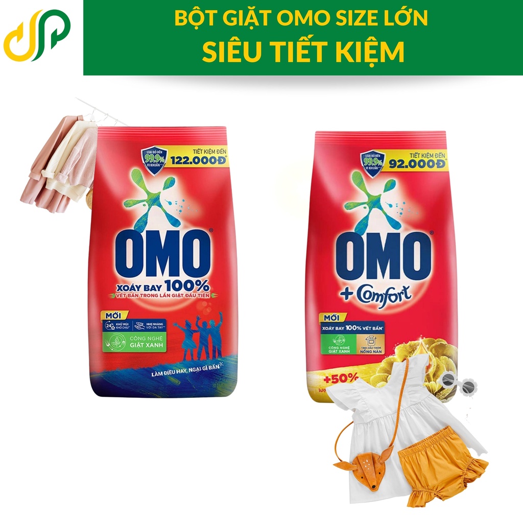 Bột giặt Omo 6kg/5.5kg