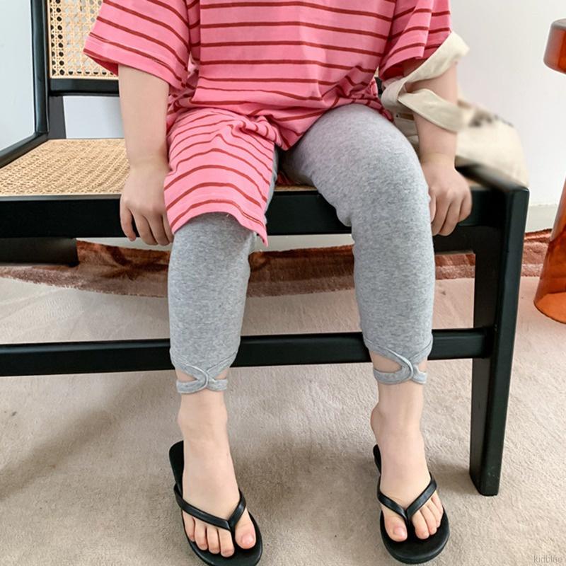 Quần legging dài phong cách Hàn Quốc thời trang mùa hè cho bé gái