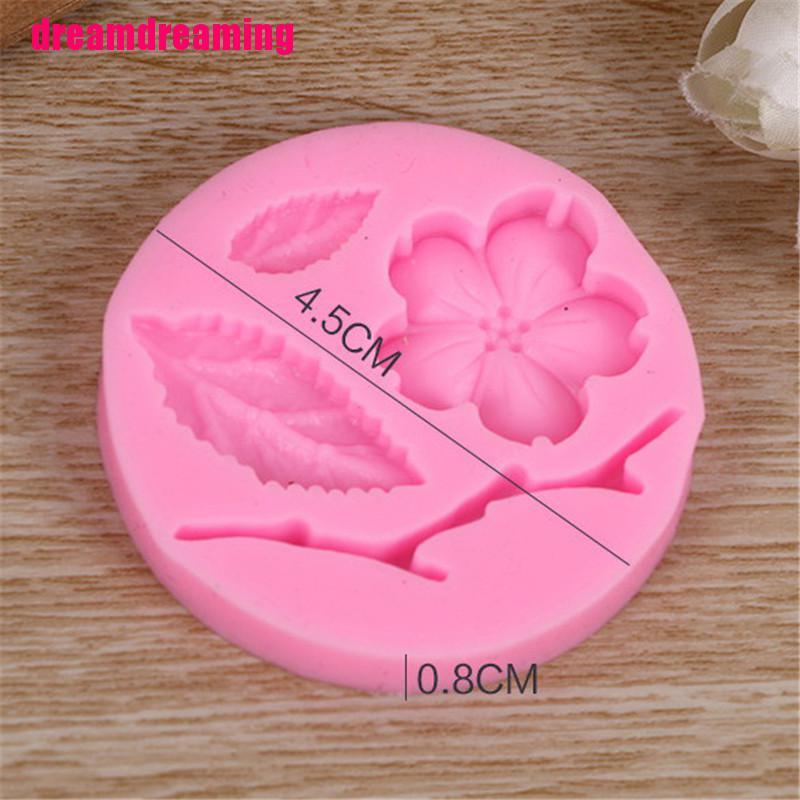 Khuôn Làm Bánh Chất Liệu Silicon Hình Bông Hoa Dễ Thương