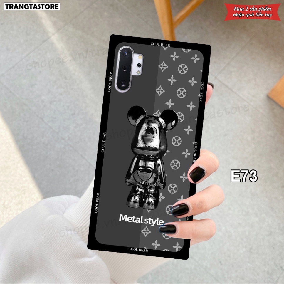 Ốp lưng Samsung Note 10 / Note 10 Plus / Note 10+ in hình gấu Bearbrick,Metal Style,Doremon siêu dễ thương chất lượng