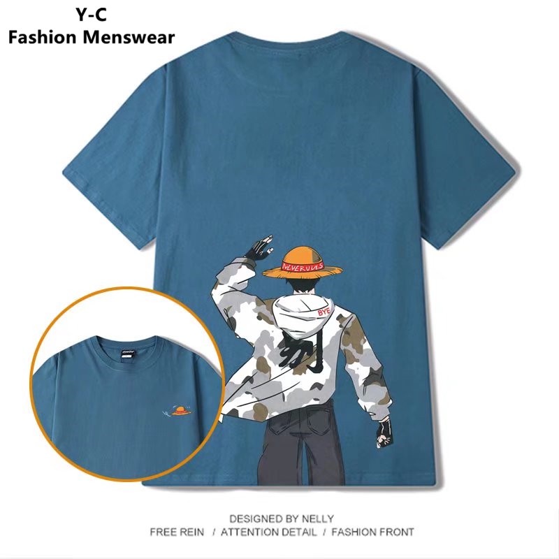 Áo Thun Tay Ngắn In Chữ Thời Trang Mùa Hè Dành Cho Nam Size M-8XL