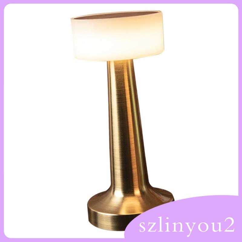 3W Cordless Table Lamp Bedroom Beside LED Night Light USB Charge
