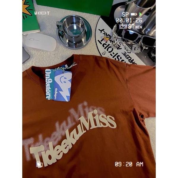 Áo Thun Cotton TIDEE Form Rộng Nam Nữ Unisex