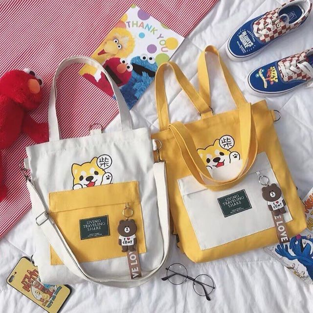 Tote hình chó cute