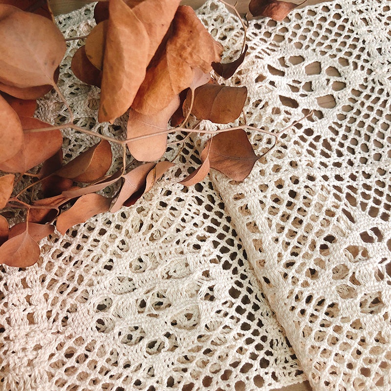 Khăn Trải Bàn Kiểu Ren Retro Độc Đáo Đẹp Mắt